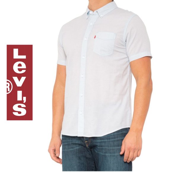 Levi's Other - NWT Levi's Caufield Cotton Button-down Short Sleeve Shirt
